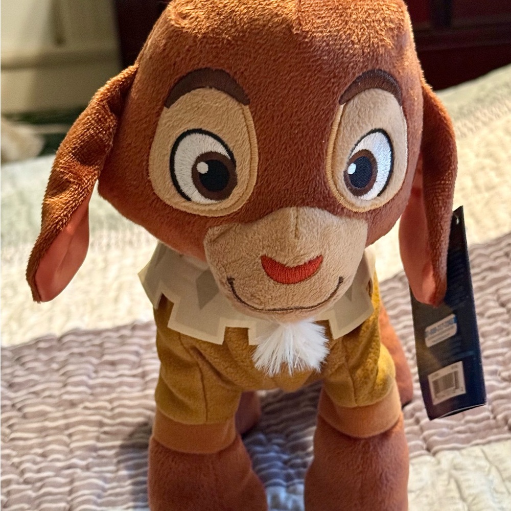 Disney Wish Walk and Talk Fainting Goat Plush Toy